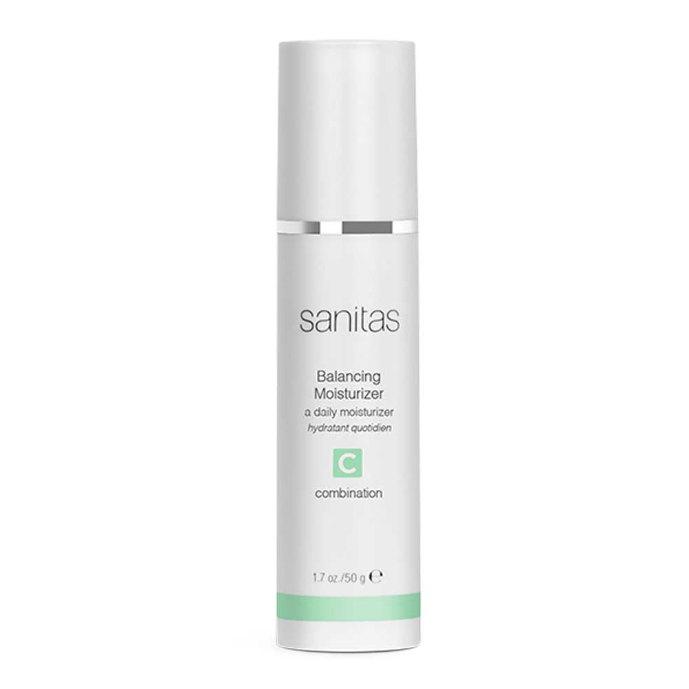 Sanitas Balancing Moisturizer 1.7 oz in White Bottle