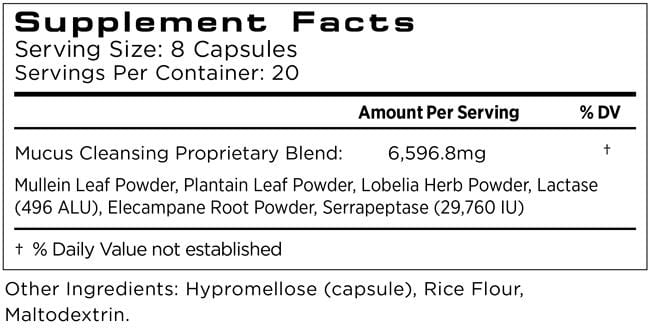 Osmosis + Wellness Skin Clarifier Supplement Facts